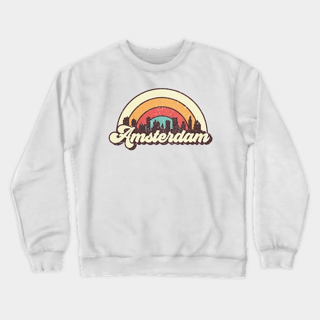 Amsterdam travel gifts Crewneck Sweatshirt by SerenityByAlex